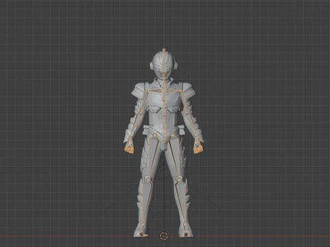 Super Space Sheriff Gavan Infinity - Project RED 3D Model