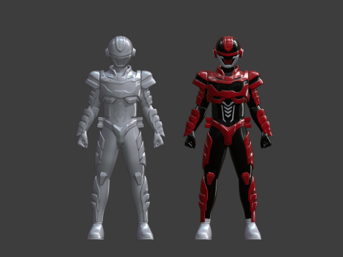 Super Space Sheriff Gavan Infinity - Project RED 3D Model