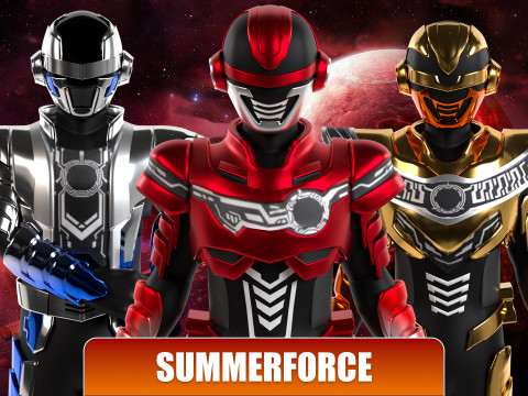 Super Space Sheriff Gavan Infinity - Project RED 3D Model