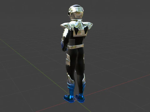 Space Sheriff Gavan Bushido - Project RED 3D Model