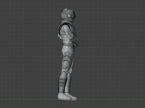 Space Sheriff Gavan Bushido - Project RED 3D Model