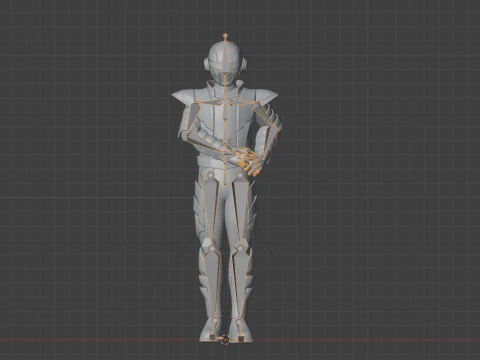 Space Sheriff Gavan Bushido - Project RED 3D Model