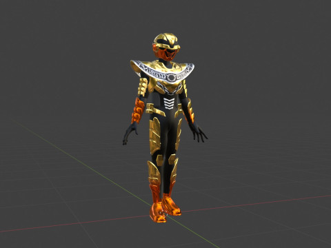 Space Sheriff Gavan Luminous - Project RED 3D Model