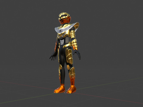 Space Sheriff Gavan Luminous - Project RED 3D Model