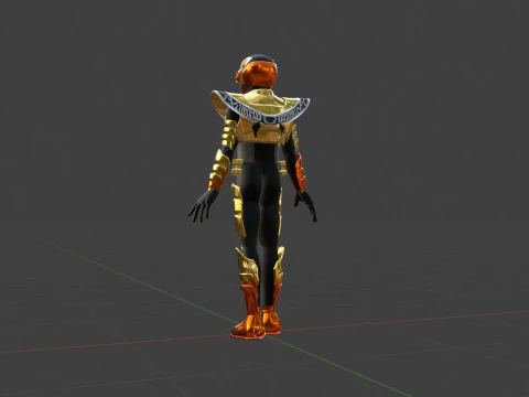 Space Sheriff Gavan Luminous - Project RED 3D Model