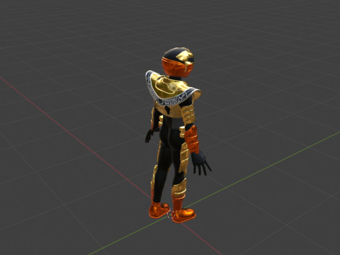 Space Sheriff Gavan Luminous - Project RED 3D Model