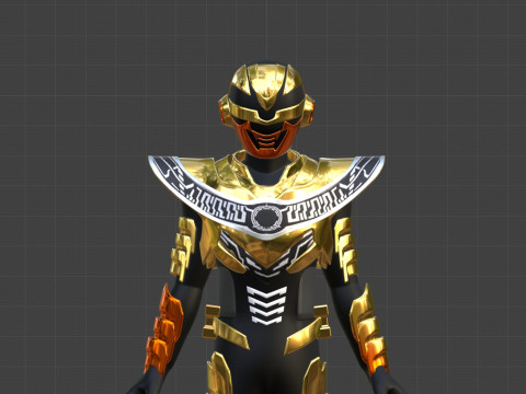 Space Sheriff Gavan Luminous - Project RED 3D Model