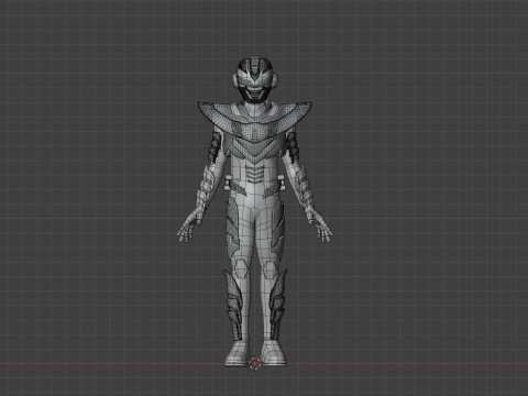 Space Sheriff Gavan Luminous - Project RED 3D Model