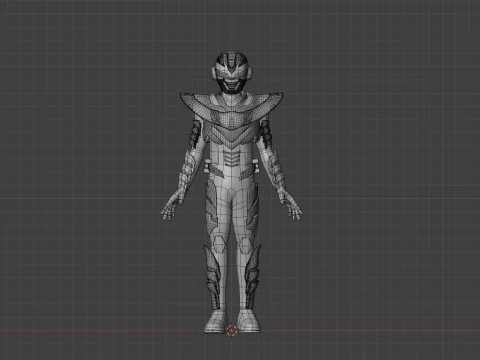 Space Sheriff Gavan Luminous - Project RED 3D Model