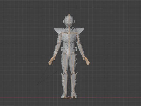 Space Sheriff Gavan Luminous - Project RED 3D Model