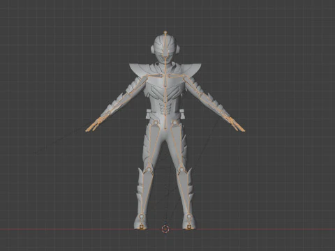 Space Sheriff Gavan Luminous - Project RED 3D Model
