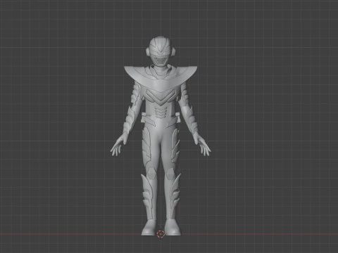 Space Sheriff Gavan Luminous - Project RED 3D Model