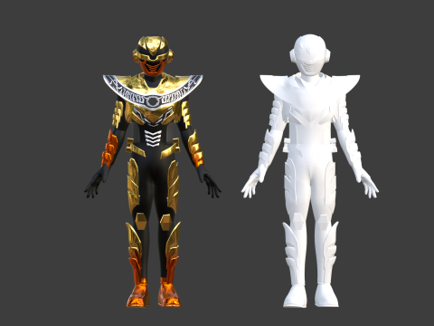 Space Sheriff Gavan Luminous - Project RED 3D Model