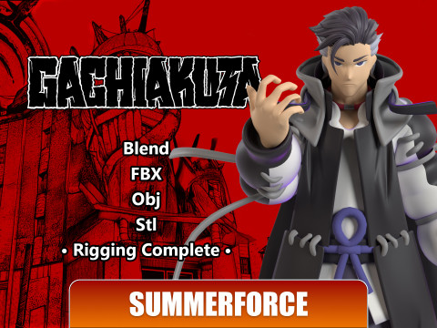 Tif&oacute;n Zodyl - Gachiakuta Modelo 3D