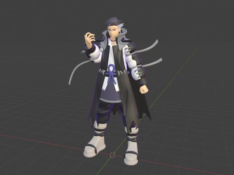 Tif&oacute;n Zodyl - Gachiakuta Modelo 3D