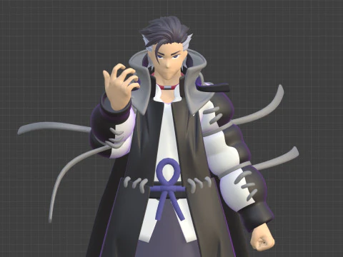 Tif&oacute;n Zodyl - Gachiakuta Modelo 3D