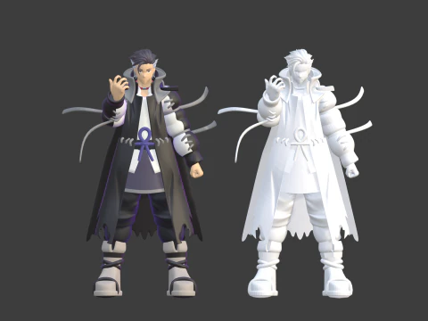 Tif&oacute;n Zodyl - Gachiakuta Modelo 3D