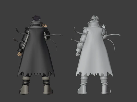 Tif&oacute;n Zodyl - Gachiakuta Modelo 3D