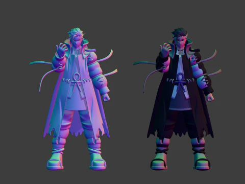 Tif&oacute;n Zodyl - Gachiakuta Modelo 3D