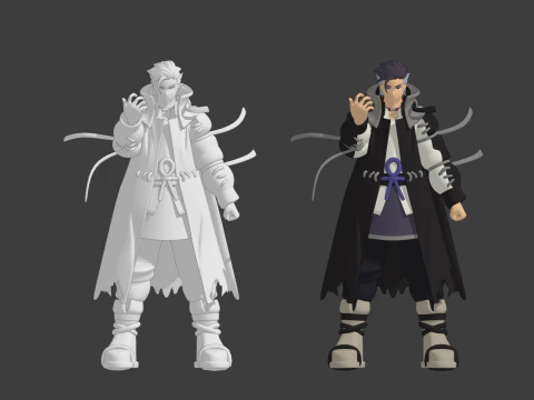 Tif&oacute;n Zodyl - Gachiakuta Modelo 3D