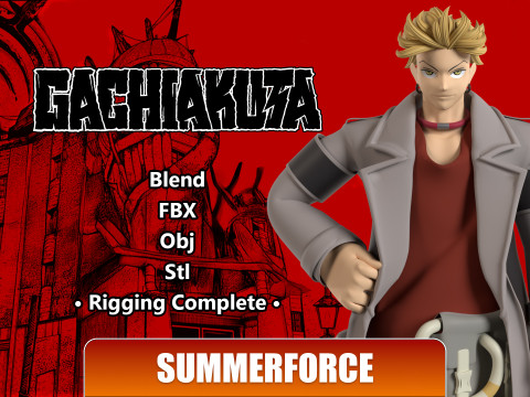 Енджин - Гачіакута 3D Модель