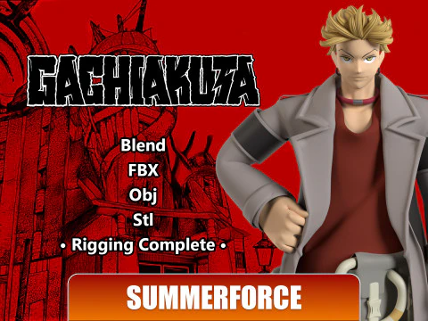 Enjin-Gachiakuta Modelo 3D