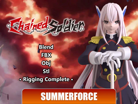 Kyouka Uzen - Soldado encadenado Modelo 3D