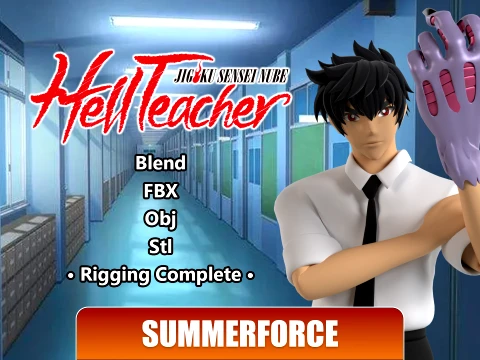 Meisuke Nueno - Hell Teacher 3D Model