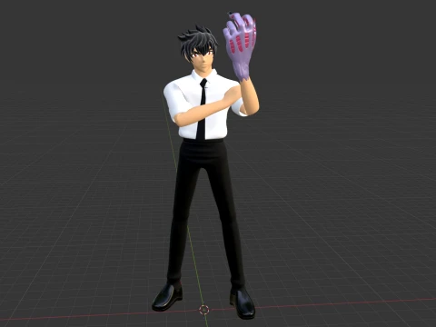Meisuke Nueno - Hell Teacher 3D Model