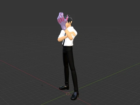 Meisuke Nueno - Hell Teacher 3D Model
