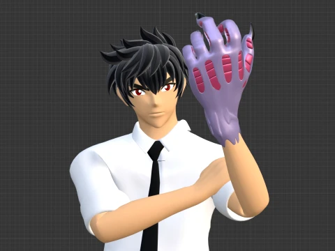 Meisuke Nueno - Hell Teacher 3D Model