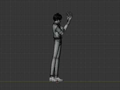 Meisuke Nueno - Hell Teacher 3D Model