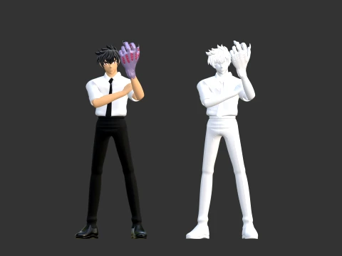 Meisuke Nueno - Hell Teacher 3D Model