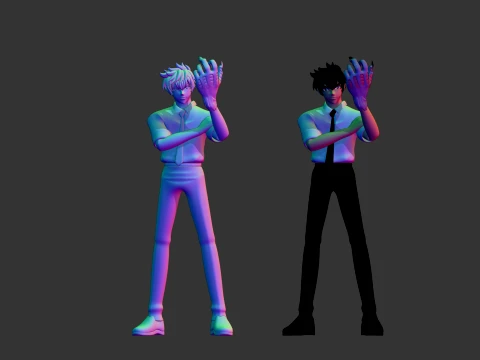 Meisuke Nueno - Hell Teacher 3D Model