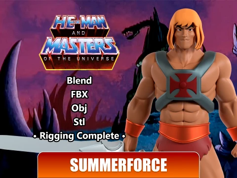 HeMan - Masters of the Universe 3D Model