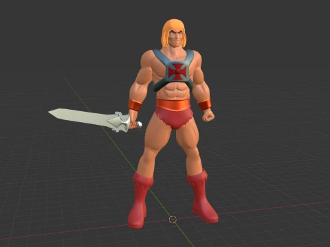 HeMan - Masters of the Universe 3D Model