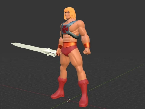 HeMan - Masters of the Universe 3D Model