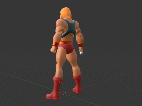HeMan - Masters of the Universe 3D Model