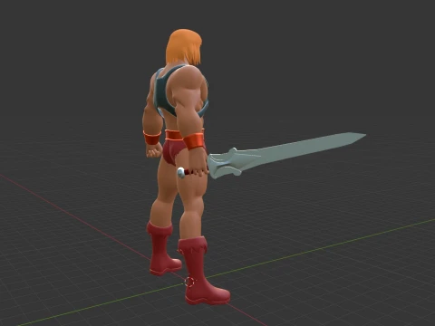 HeMan - Masters of the Universe 3D Model