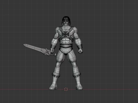 HeMan - Masters of the Universe 3D Model