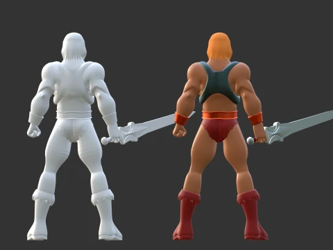 HeMan - Masters of the Universe 3D Model