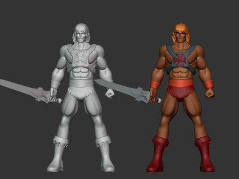 HeMan - Masters of the Universe 3D Model