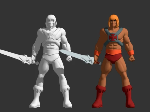 HeMan - Masters of the Universe 3D Model