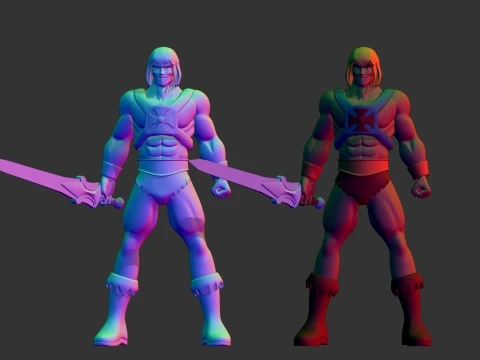 HeMan - Masters of the Universe 3D Model