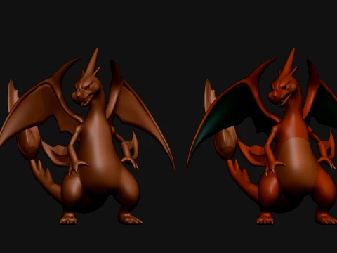 Mega Charizard Y - Pokemon 3D Model