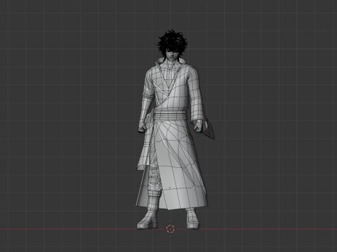 Gintoki Sakata - Gintama 3D Model