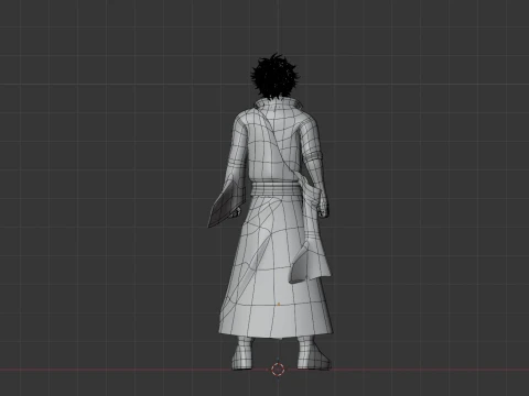 Gintoki Sakata - Gintama 3D Model