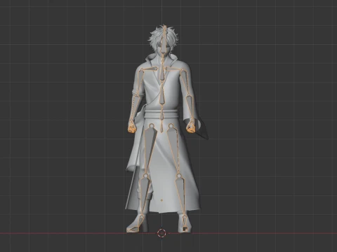 Gintoki Sakata - Gintama 3D Model