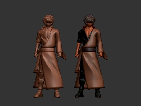 Gintoki Sakata - Gintama 3D Model