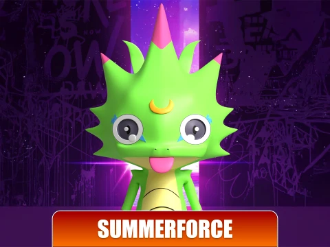 Gekkomon - Digimon Beatbreak 3D Model